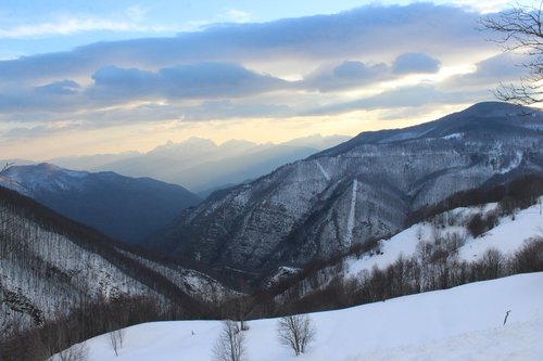 mountains  landscape  panorama