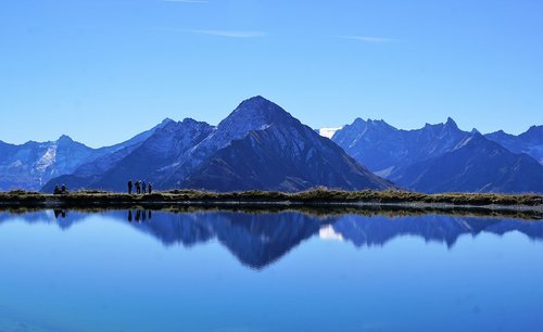 mountains  lake  austria