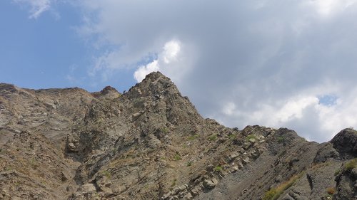 mountains  sky  landscape