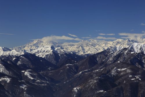 mountains  nature  snow