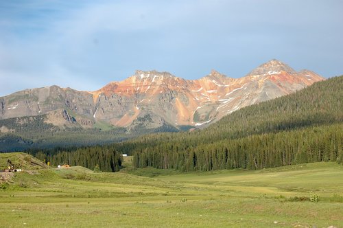 mountains  sky  landscape