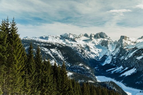 mountains  landscape  winter