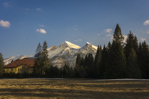 mountains  landscape  sky