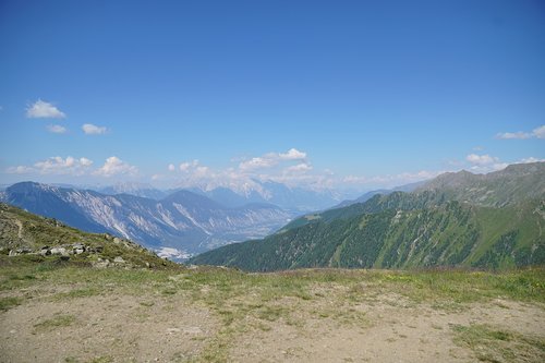 mountains  view  landscape