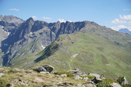 mountains  view  landscape