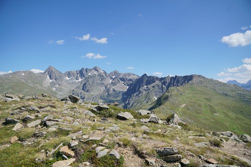 mountains  view  landscape