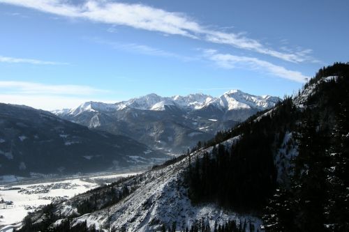 mountains winter austria