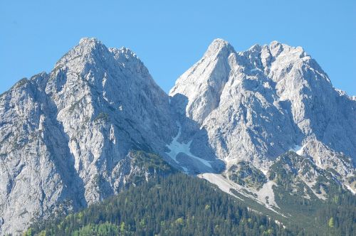 mountains alpine waxenstein