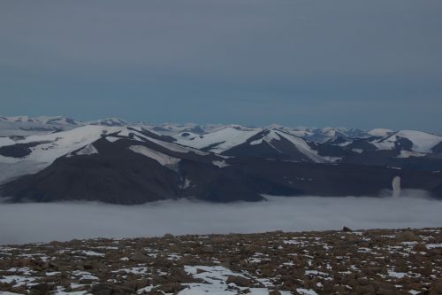 mountains arctic svalbard