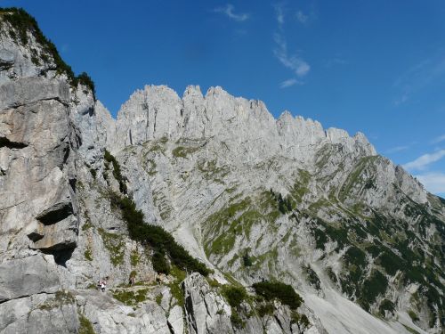 mountains alpine wilderkaiser