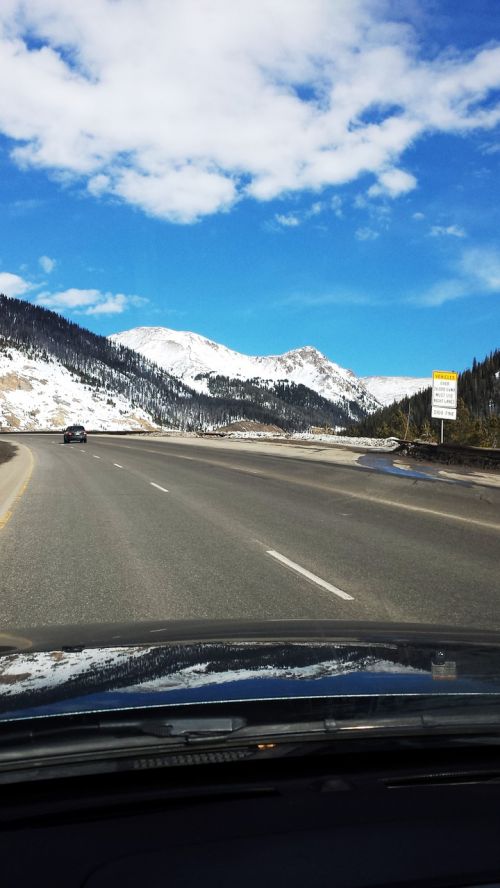 mountains colorado nieve