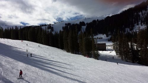 mountains ski winter