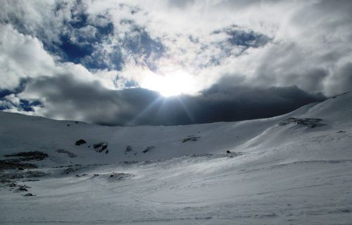 mountains landscape winter