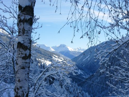 mountains snow austria