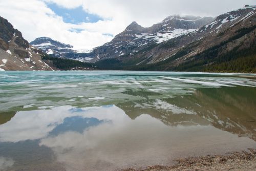 mountains lake landscape