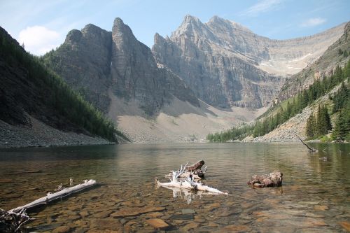 mountains lake nature