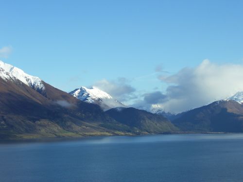 mountains inlet landscape