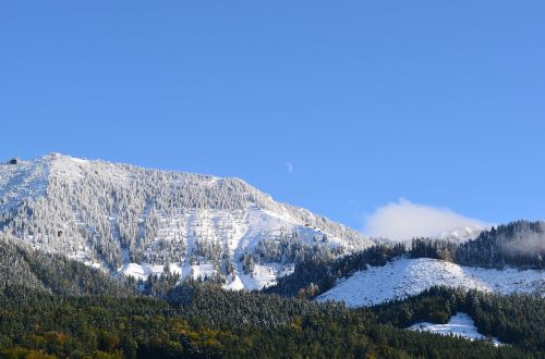 mountains winter landscape