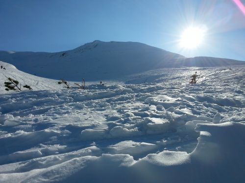 mountains tatry tatra mountains in winter