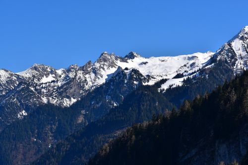 mountains mountain peaks landscape