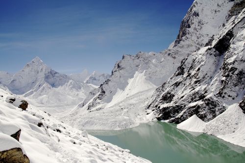 mountains snow winter