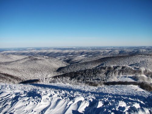 mountains landscape winter