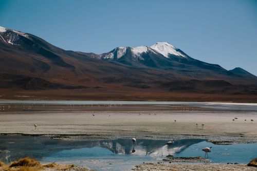 mountains tundra lake