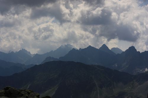 mountains tatry panorama from świnica