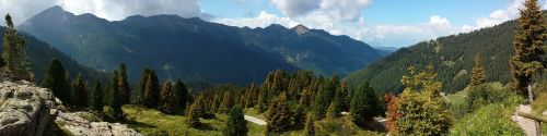 mountains panorama alpine