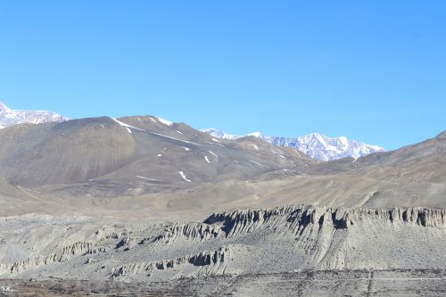 mountains dry rock