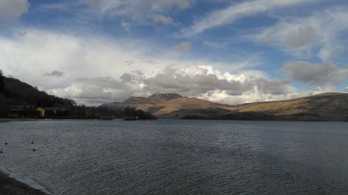 Mountains &amp; Loch Scenery Snow