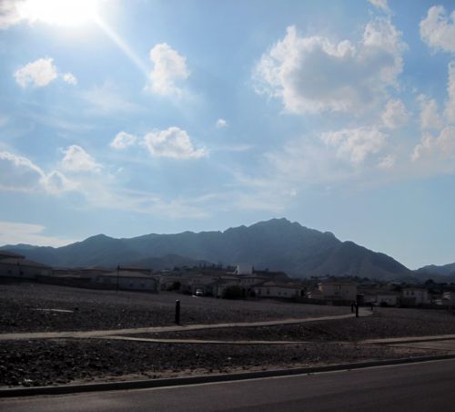 Mountains Path Sky Nature