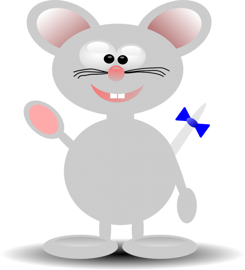mouse cute happy