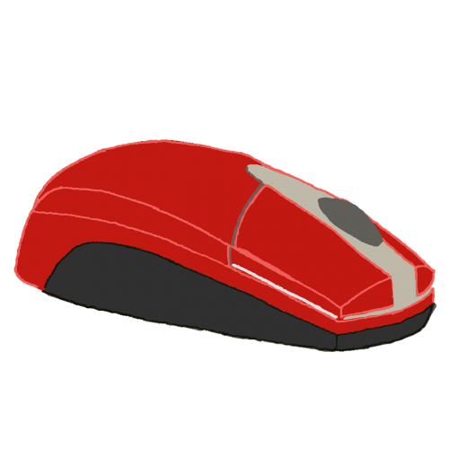 mouse red computer