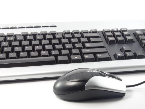 mouse keyboard typing