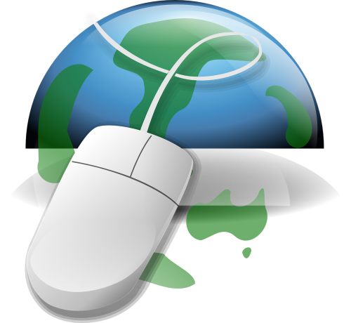 mouse globe world map