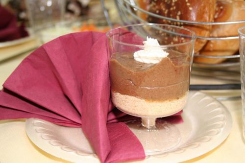 mousse food individual serving