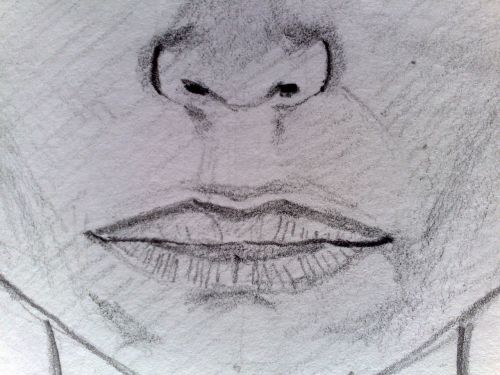 mouth lips drawing