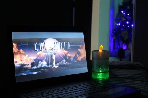 movie christmas night candlelight