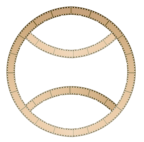 movie reel circle