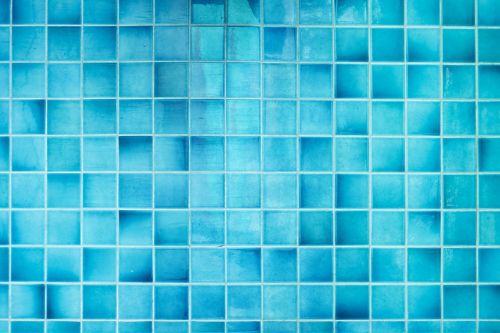 mozaico blue background