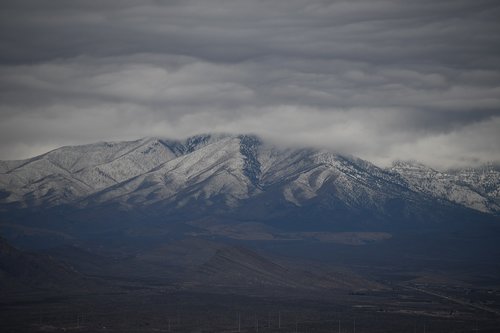 mt  charleston  snow covered