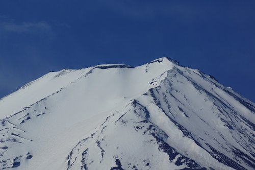 mt fuji  mountain  top