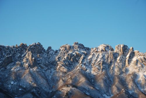 mt seoraksan winter winter mountain