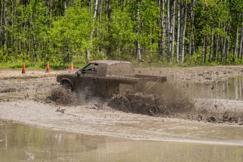 mud bog truck dirty