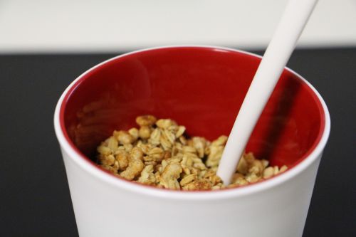 muesli breakfast milk