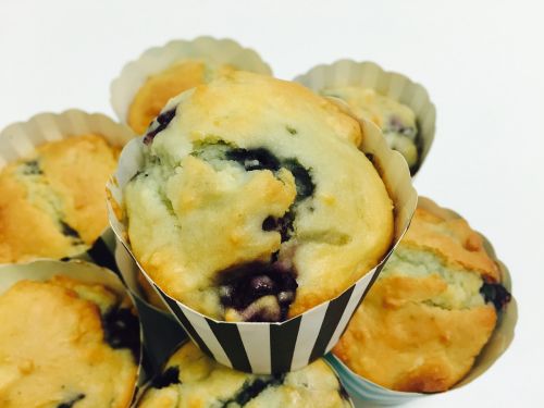 muffin fruit blueberry