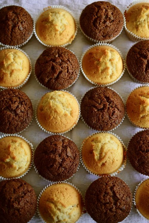 muffins pastries baked