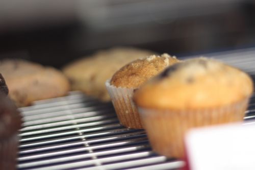 Muffins On A Store Shelf