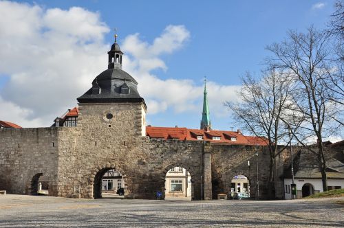 mühlhausen thuringia germany frauentor